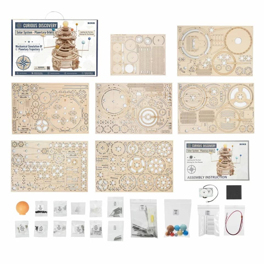 ROKR - Maquettes et jouets d'astronomie - Puzzle 3D | Système Solaire Mécanique - ST001 - Golemites - Rokr
