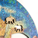 Golemites - PUZZLE EN BOIS - Puzzle Bois Design | Caméléon aventurier - cameleon - Golemites - Rokr