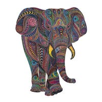 Golemites - Puzzle 3D en bois - Puzzles classiques - Puzzle Bois | Eléphant impérial - elephantimperial - Golemites - Rokr