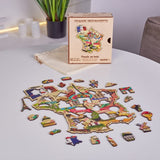 Golemites - Puzzle 3D en bois - PUZZLE EN BOIS - Puzzle Bois | France Découverte - France - Golemites - Rokr