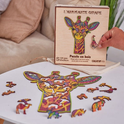 Puzzle Bois | L'Amusante Girafe