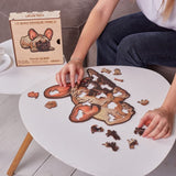 Golemites - Puzzle 3D en bois - Puzzles classiques - Puzzle Bois | Le Bouledogue Fidèle - bouledogue - Golemites - Rokr