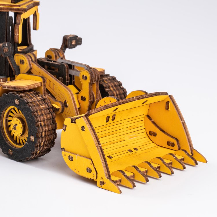 ROKR - PUZZLE 3D BOIS - ROKR | Bulldozer - TG509K - Golemites - Rokr
