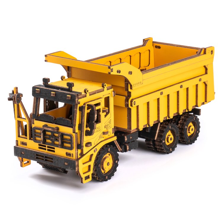 ROKR - PUZZLE 3D BOIS - ROKR | Camion à Benne - TG603K - Golemites - Rokr