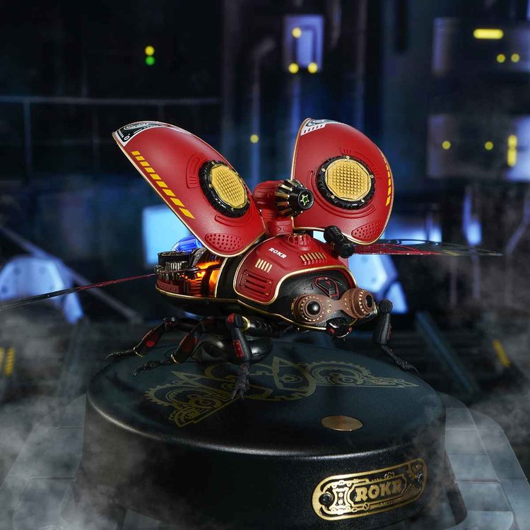 ROKR - PUZZLE 3D - ROKR | Coccinelle Mécanique Steampunk - MI02 - Golemites - Rokr