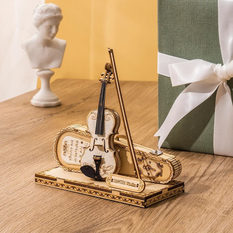ROKR - PUZZLE 3D BOIS - ROKR | Violon Caprice TG604K - TG604K - Golemites - Rokr