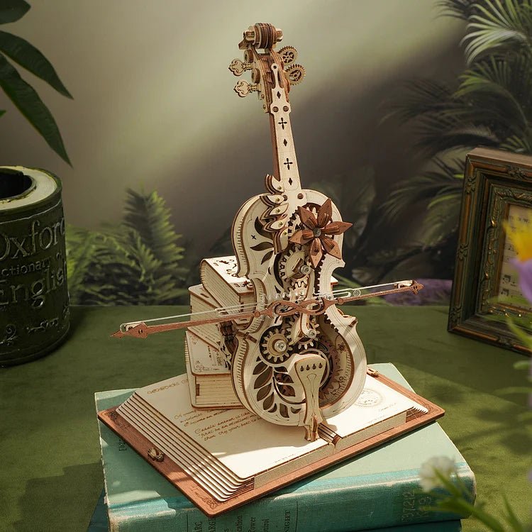 ROKR - PUZZLE 3D BOIS - ROKR | Violon Mécanique AMK63 - AMK63 - Golemites - Rokr