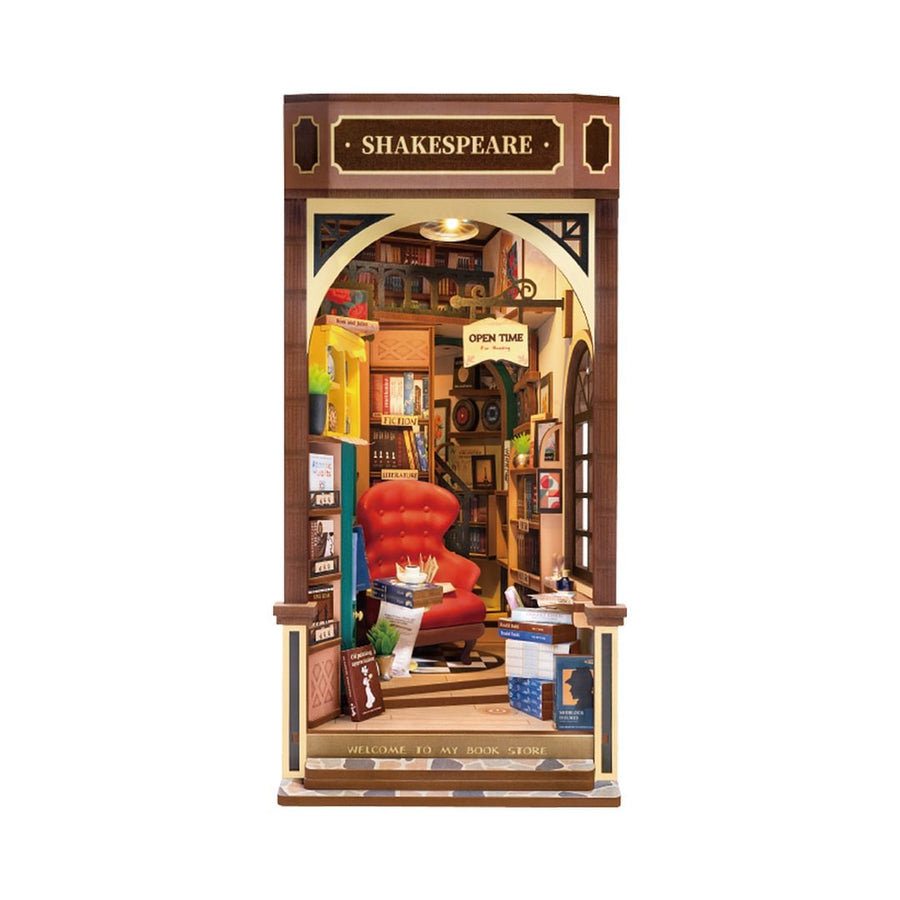 ROLIFE - PUZZLE 3D BOIS - ROLIFE | Book Nook Librairie Shakespeare - Tgb07 - Golemites - Rokr