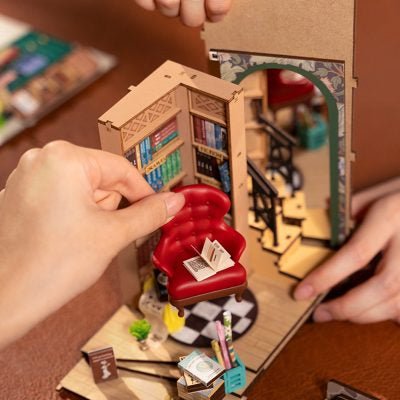 ROLIFE - PUZZLE 3D BOIS - ROLIFE | Book Nook Librairie Shakespeare - Tgb07 - Golemites - Rokr