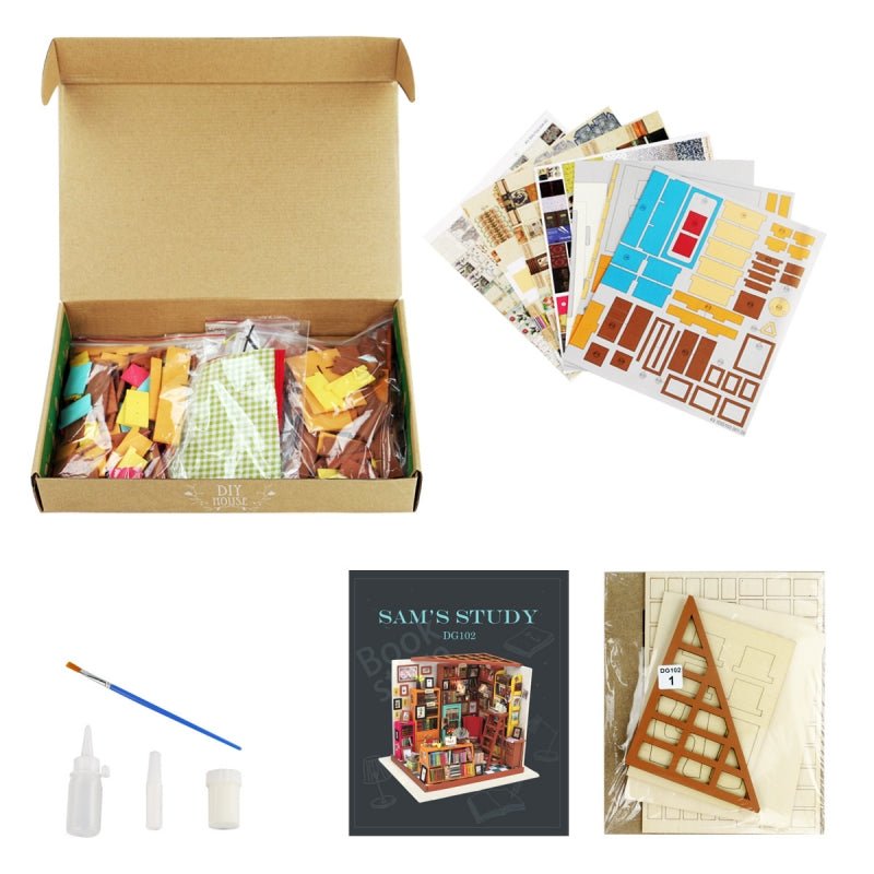 ROLIFE - PUZZLE 3D BOIS - ROLIFE | La Bibliothèque de Sam - DG102 - Golemites - Rokr