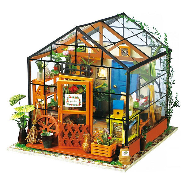 Maisons De Poupées En Bois Illuminées, Puzzle 3d, Bibliothèque Avec  Insertion Diorama, Bricolage Miniature, Serre-livres, Jouets Cadeaux -  Serre-livres - AliExpress